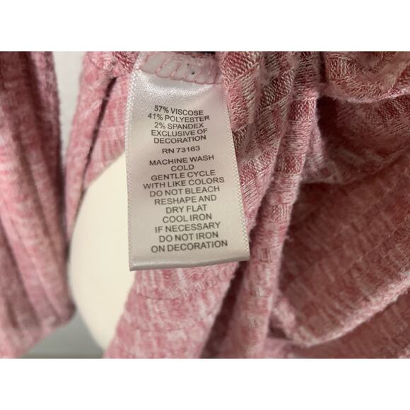 Cupio Cowl Neck Top Size Small Drapey Asymmetrical Tunic Pullover - Picture 9 of 9